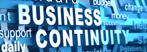 Image with word cloud and word business continuity